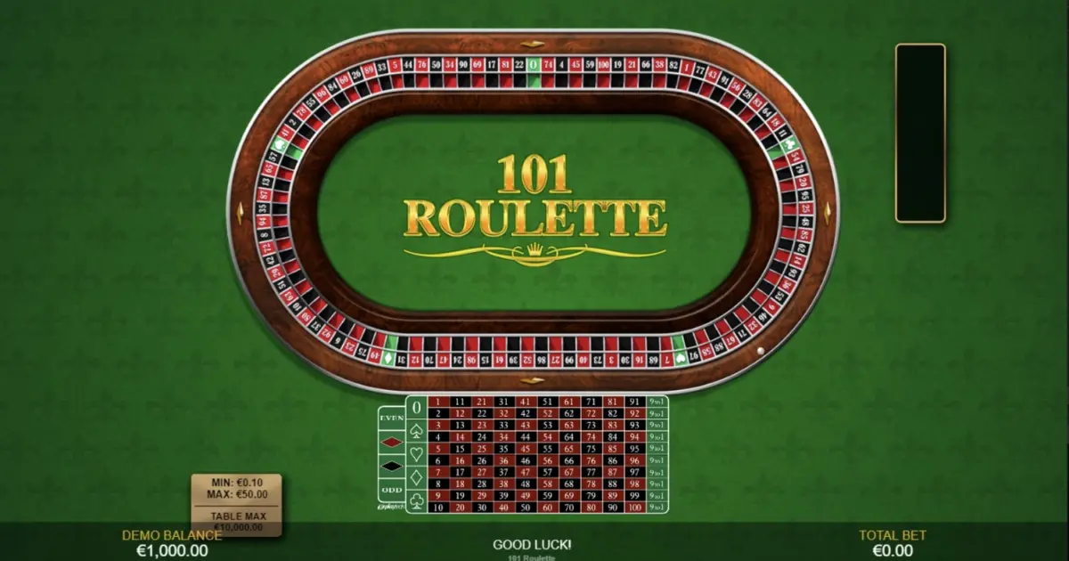 101 Roulette — screenshot