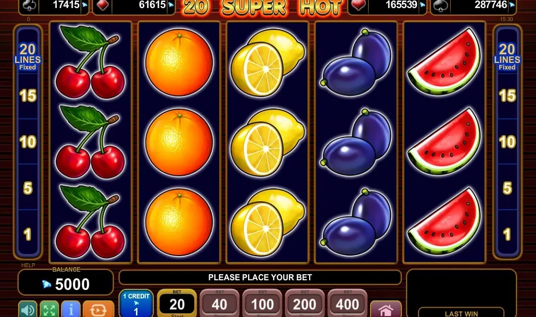 20 Super Hot Slot — screenshot