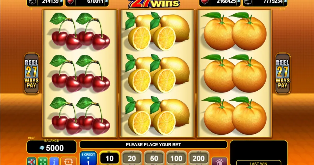 27 Wins Slot — screenshot