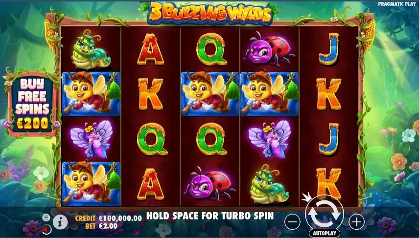 3 Buzzing Wilds Slot — screenshot
