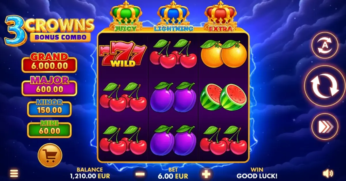 3 Crowns: Bonus Combo Slot — screenshot