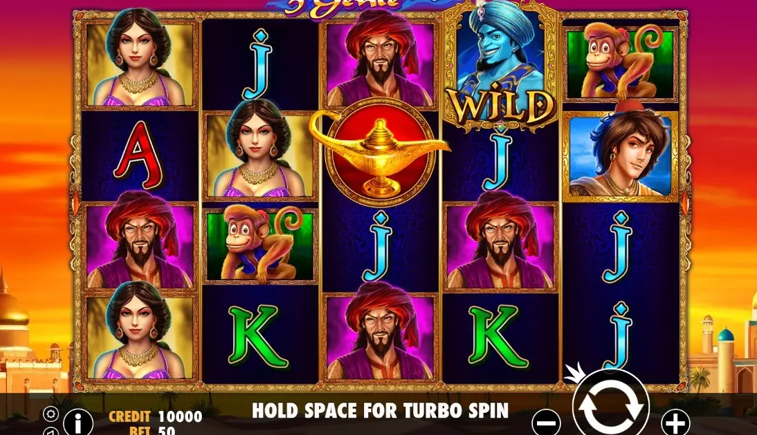 3 Genie Wishes Slot — screenshot