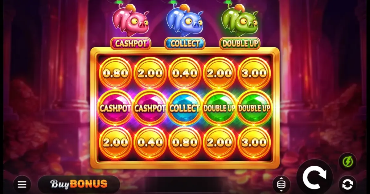 3 Pot Piggies Hold and Win Slot — screenshot