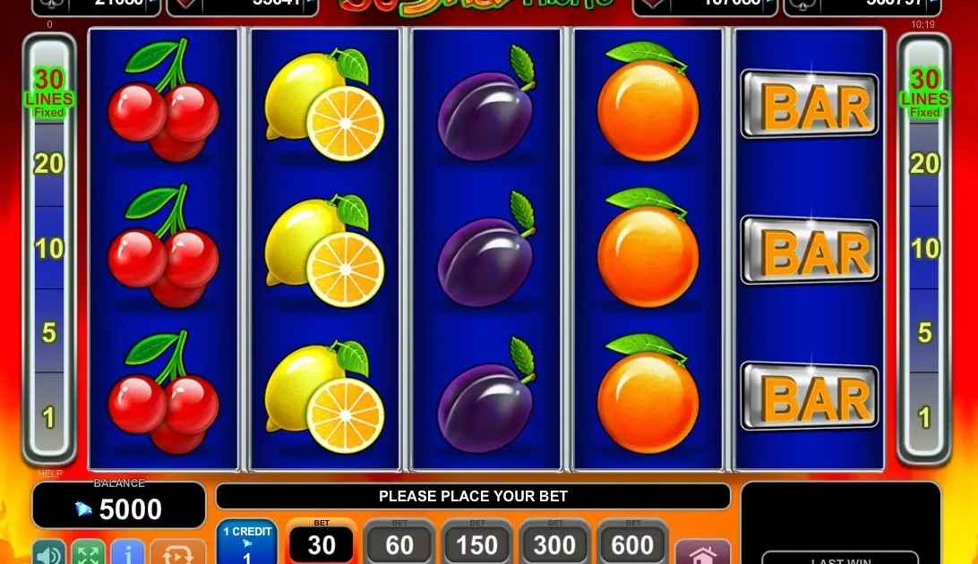 30 Spicy Fruits Slot — screenshot
