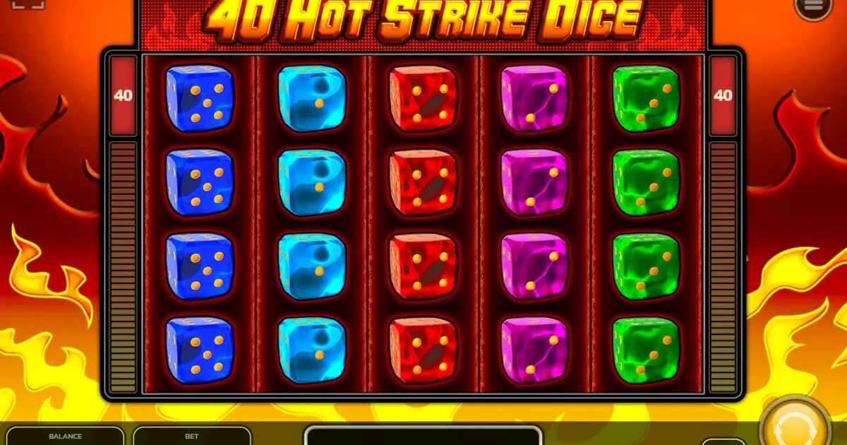 40 Hot Strike Dice Slot — screenshot