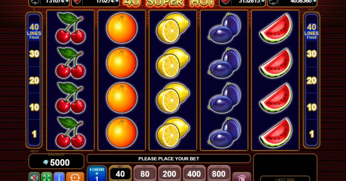 40 Super Hot Slot — screenshot