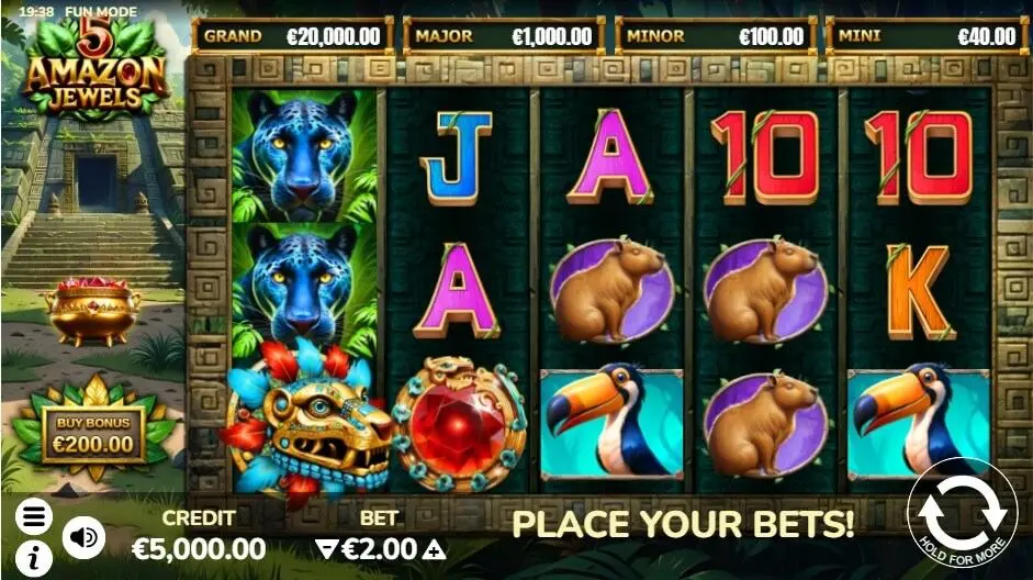 5 Amazon Jewels Slot — screenshot