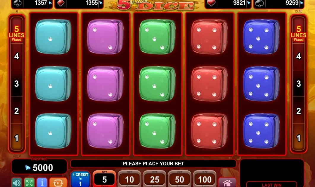 5 Hot Dice Slot — screenshot