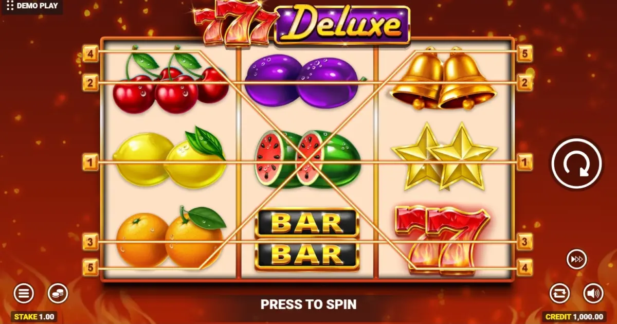 777 Deluxe Slot — screenshot