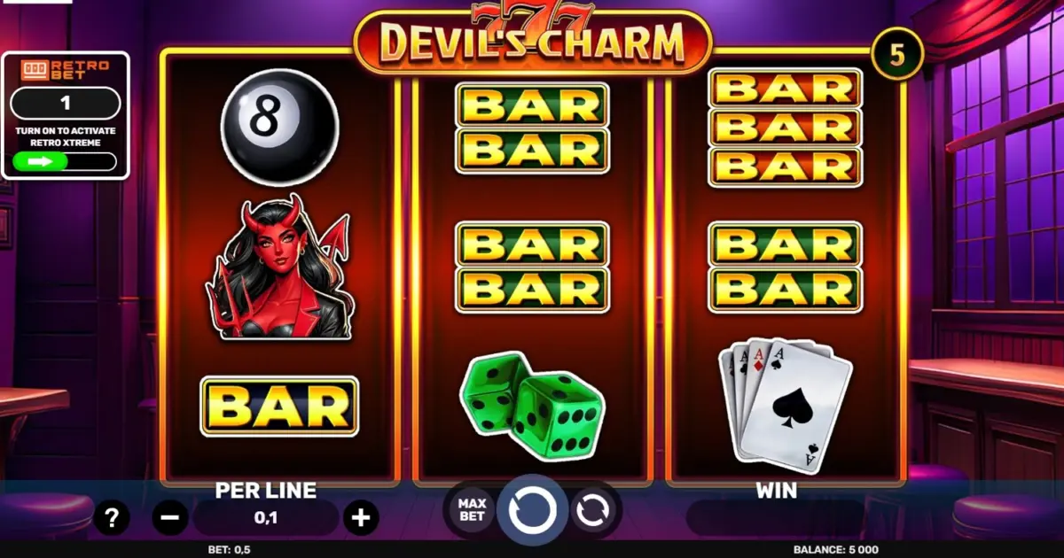 777 Devil’s Charm Slot — screenshot