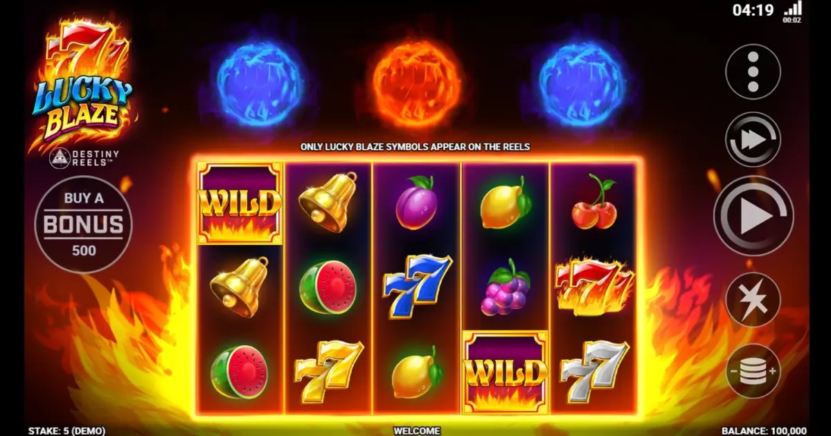 777 Lucky Blaze Slot — screenshot
