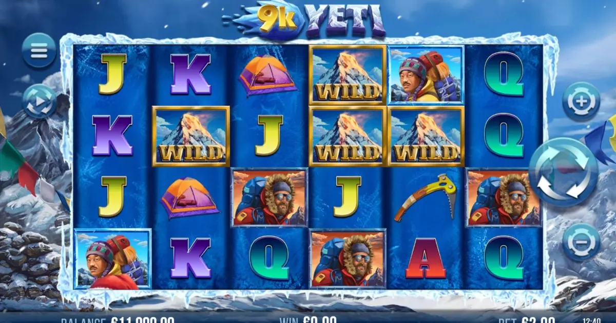 9K Yeti Santa Slot — screenshot