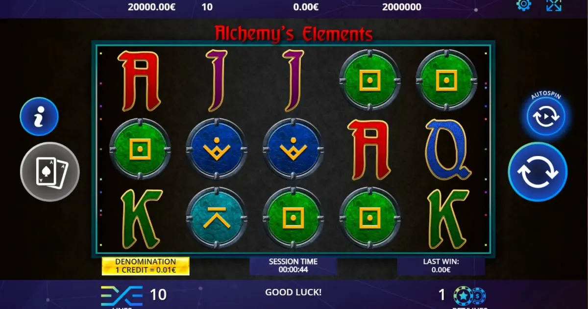 Alchemy Elements Slot — screenshot