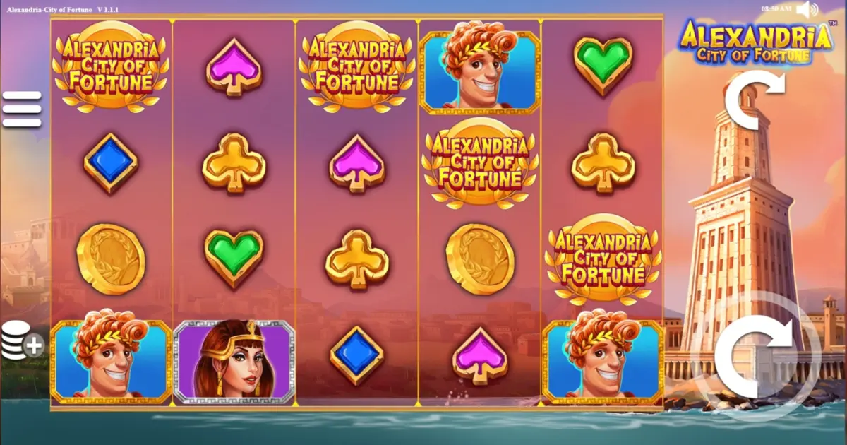 Alexandria: City of Fortune Slot — screenshot