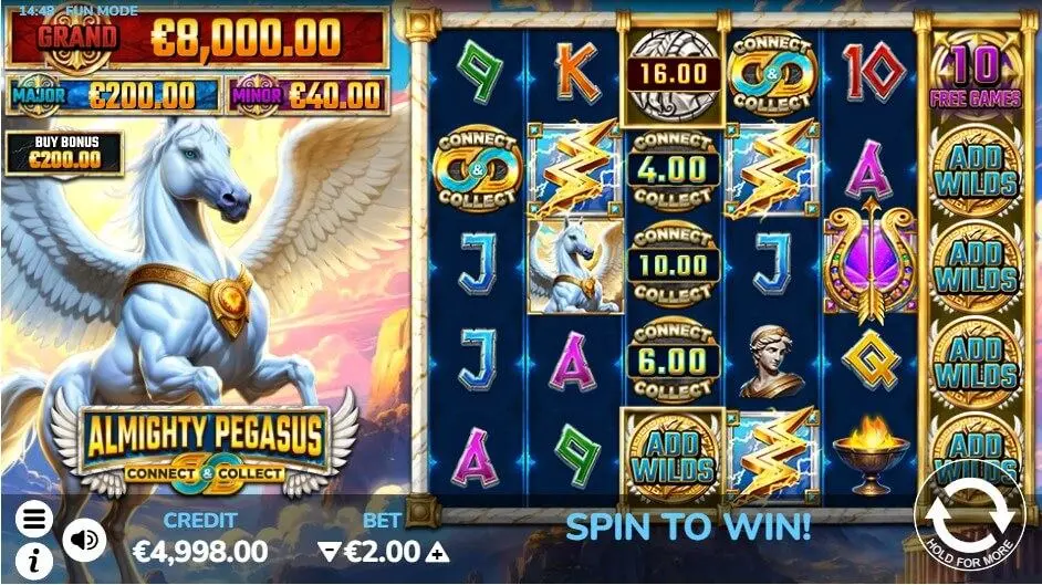 Almighty Pegasus Slot — screenshot