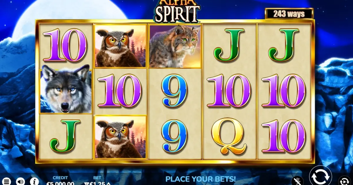 Alpha Spirit Slot — screenshot