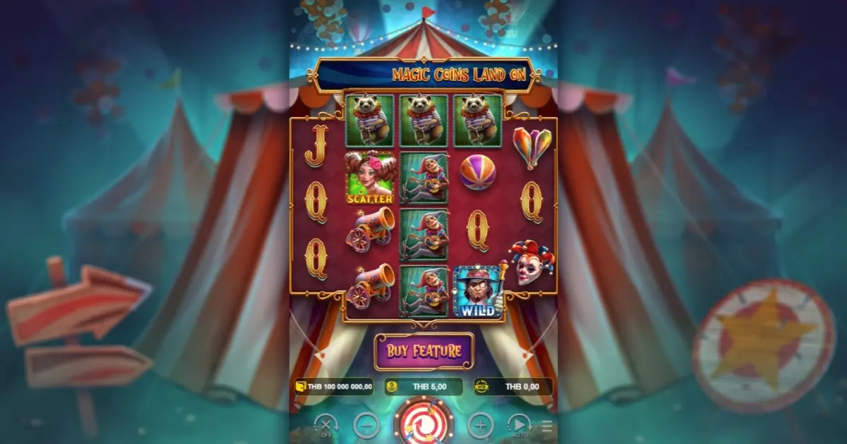 Amazing Circus Slot — screenshot