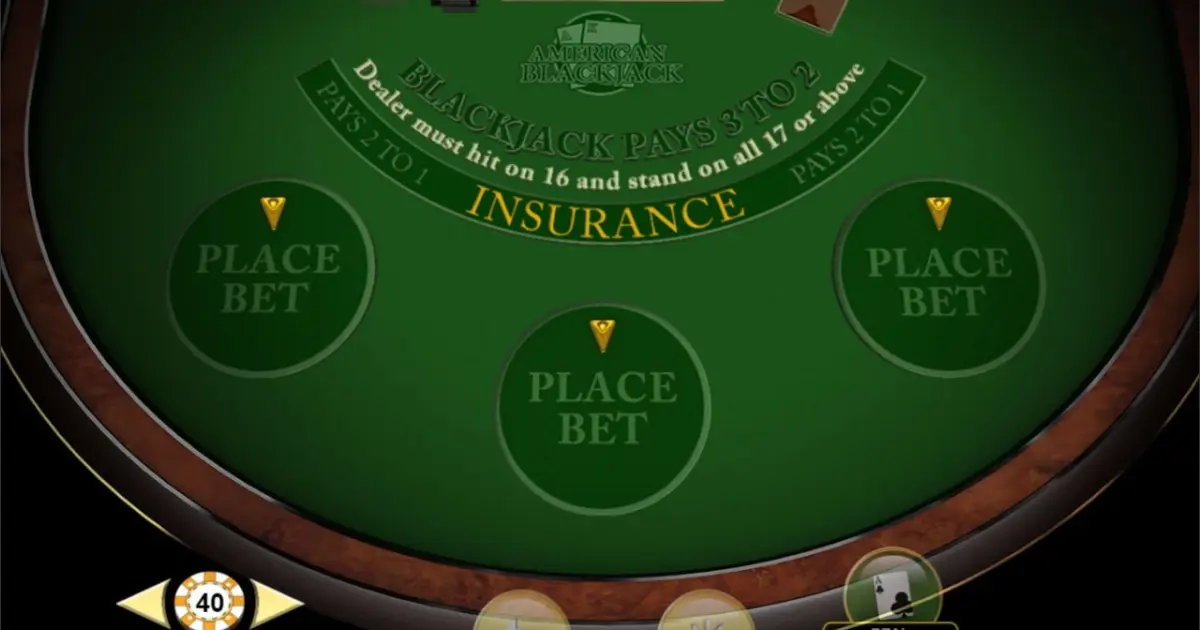 American Blackjack — screenshot