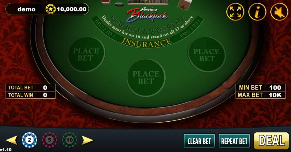 American Blackjack (Vela) — screenshot