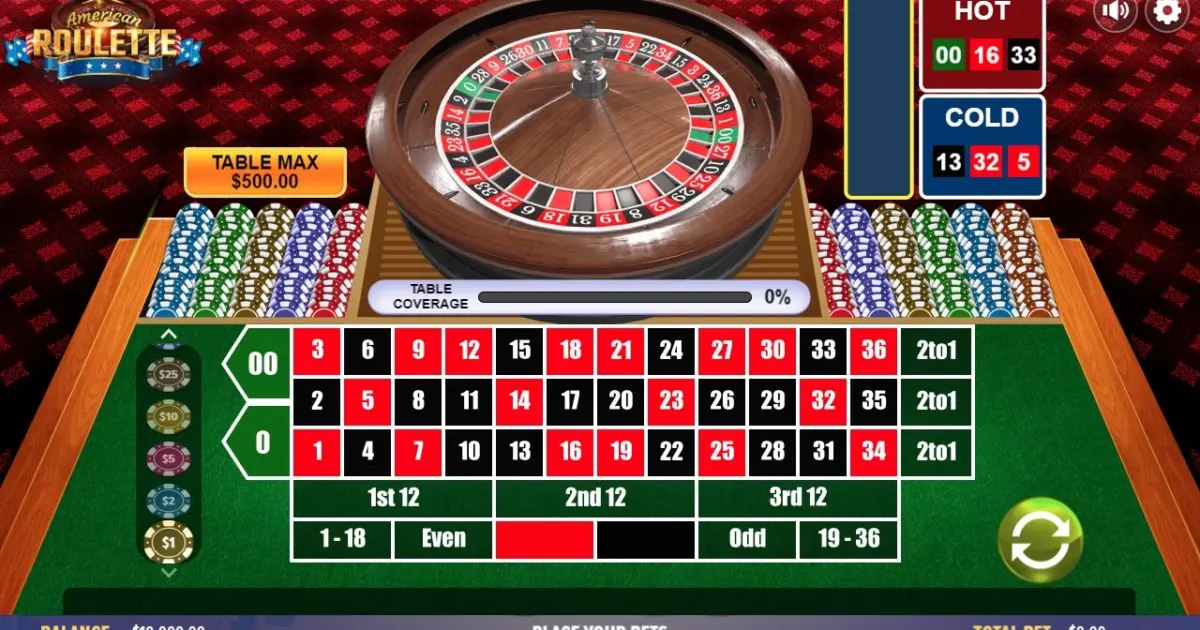 American Roulette (Dragon Gaming) — screenshot