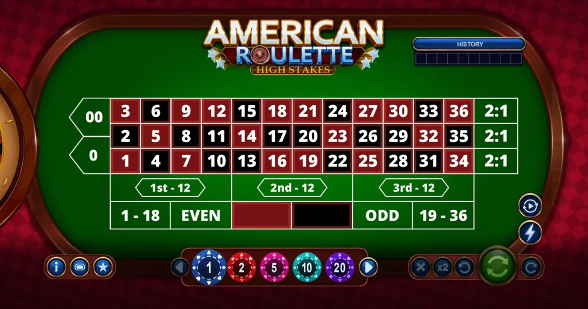 American Roulette High Stakes — screenshot