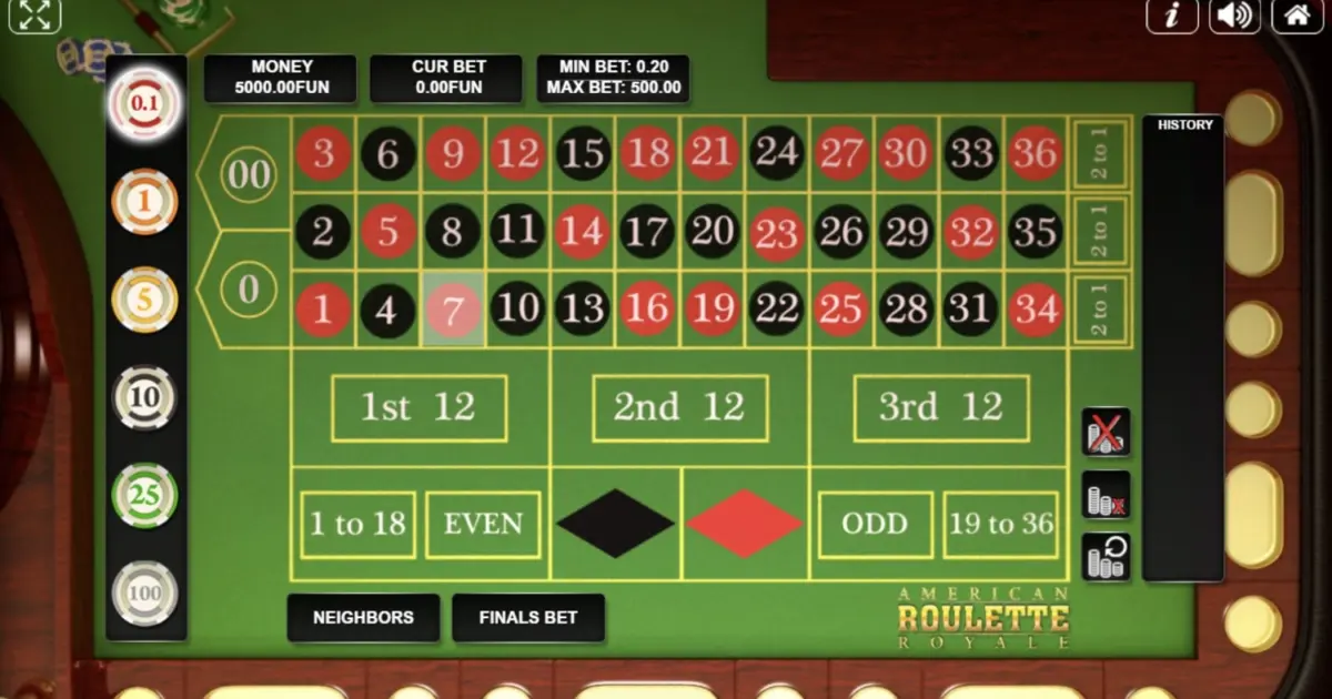 American Roulette (Urgent Games) — screenshot