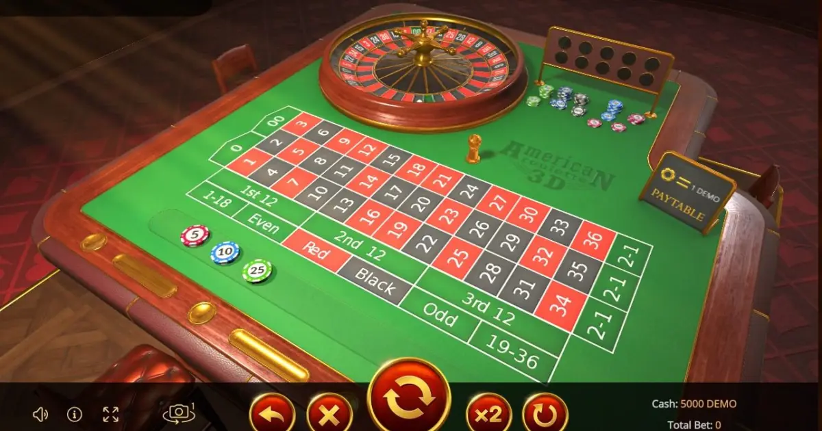 American Roullete 3D (Evoplay) Roulette — screenshot