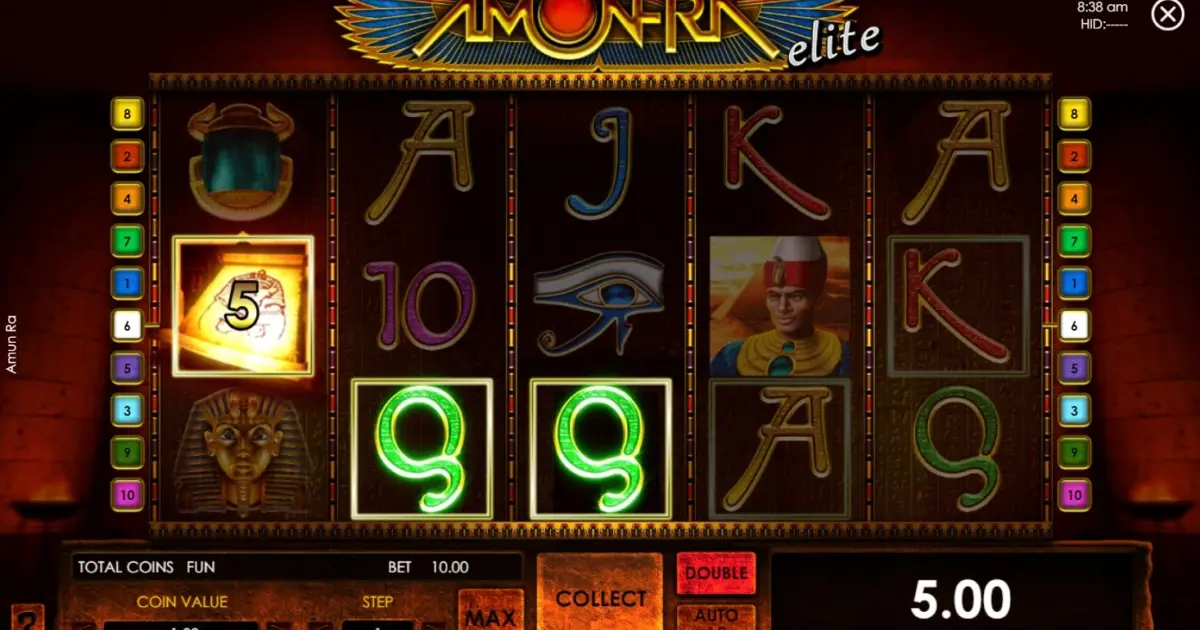 Amun Ra Slot — screenshot