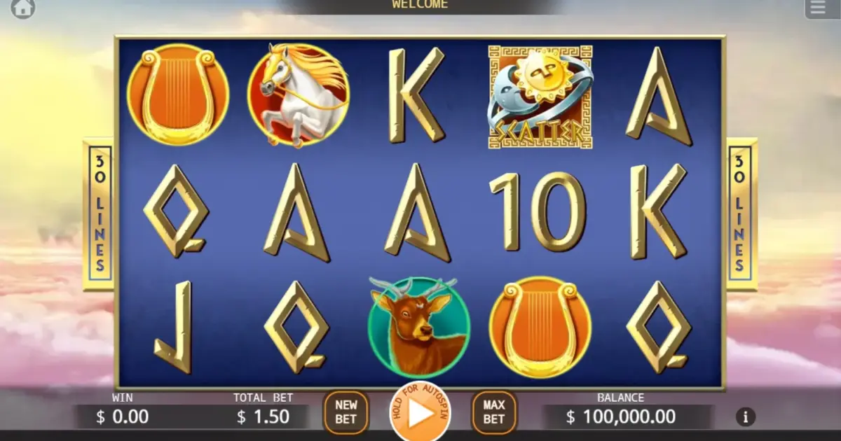 Apollo and Artemis Slot — screenshot