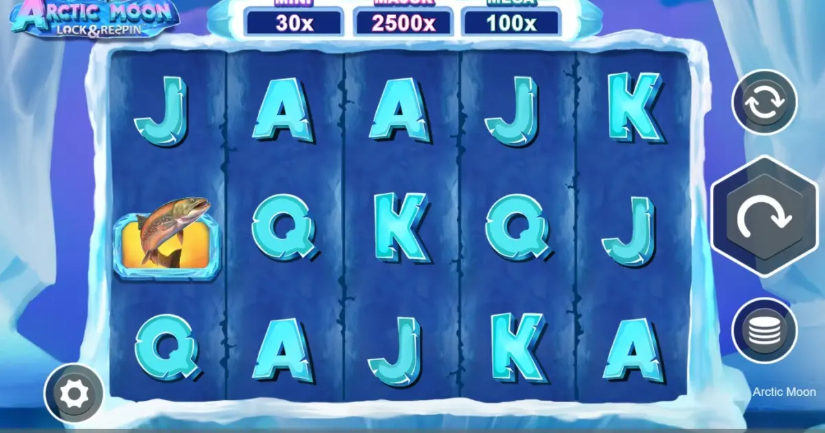 Arctic Moon Lock and Respin Slot — screenshot
