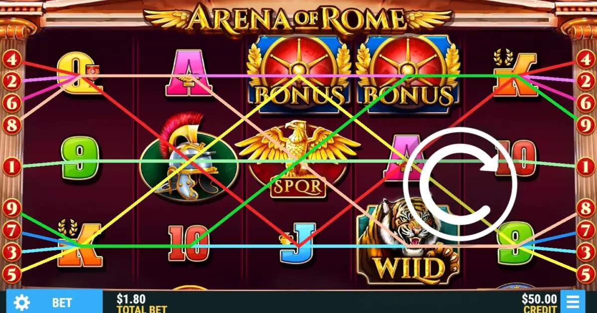 Arena of Rome Slot — screenshot