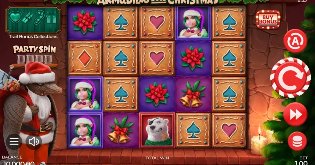 Armadillo Does Christmas 2023 Slot — screenshot