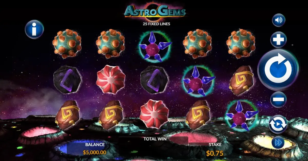 Astro Gems Slot — screenshot