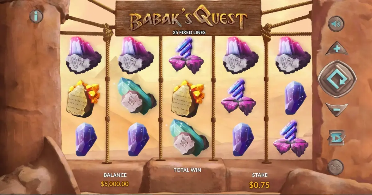 Babak’s Quest Slot — screenshot