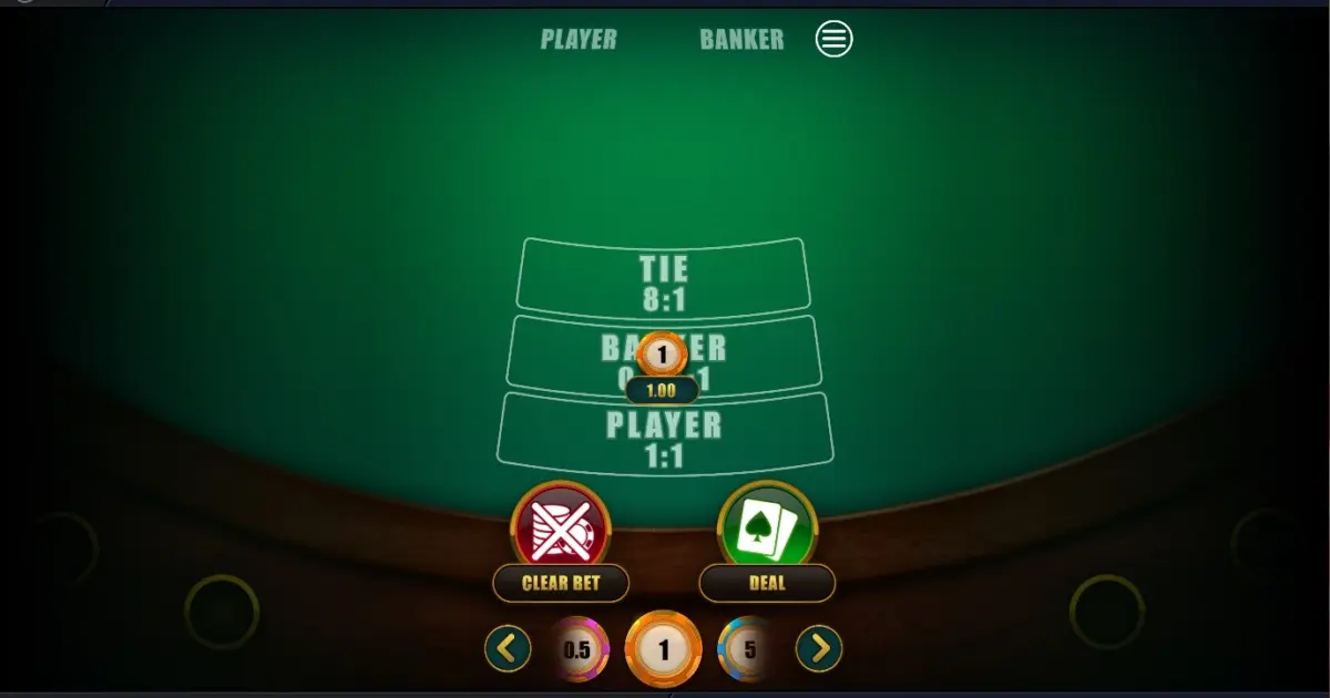 Baccarat (Esa Gaming) — screenshot