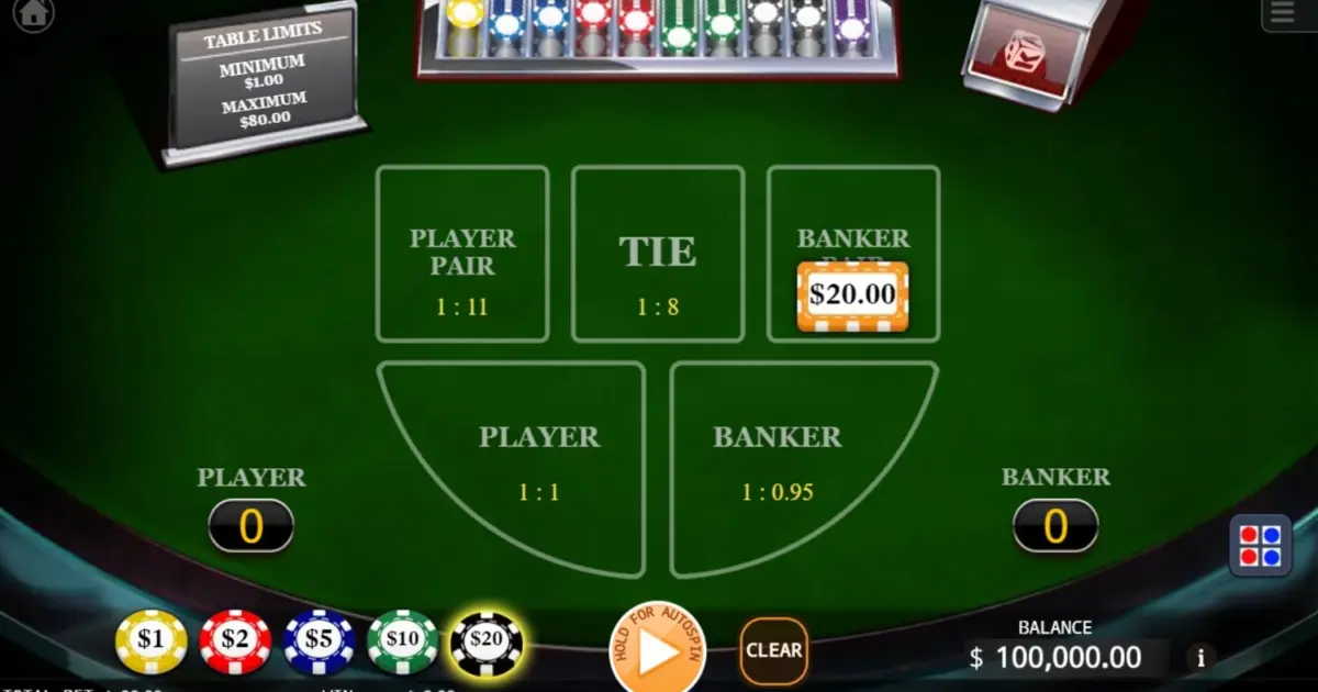 Baccarat (KA Gaming) — screenshot