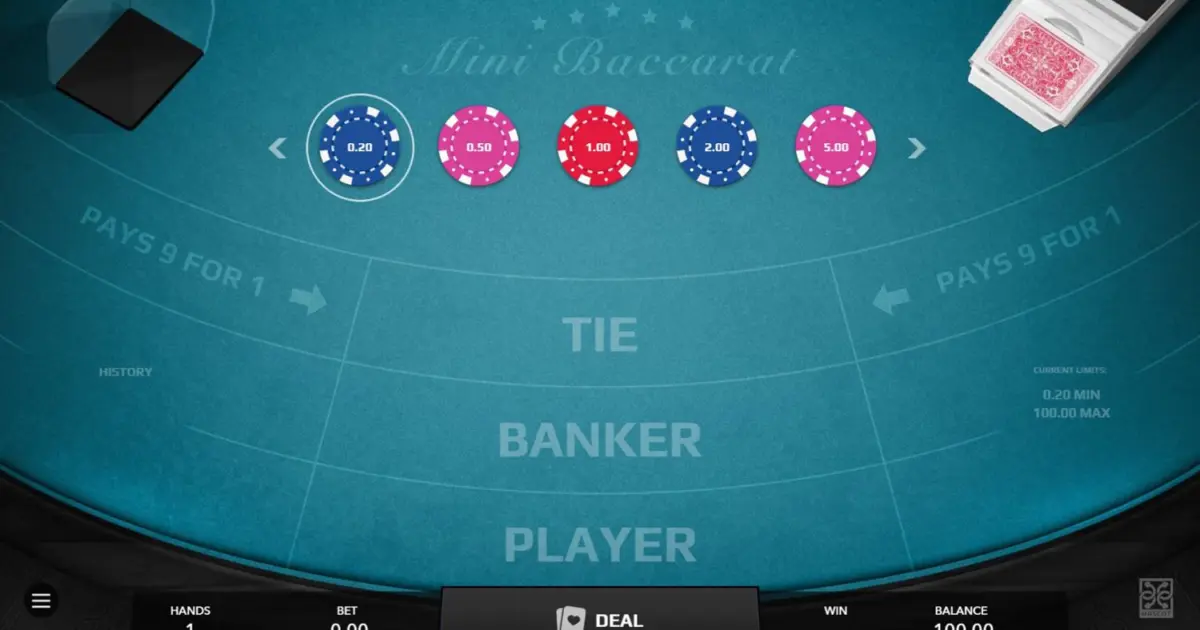 Baccarat (Mascot Gaming) — screenshot