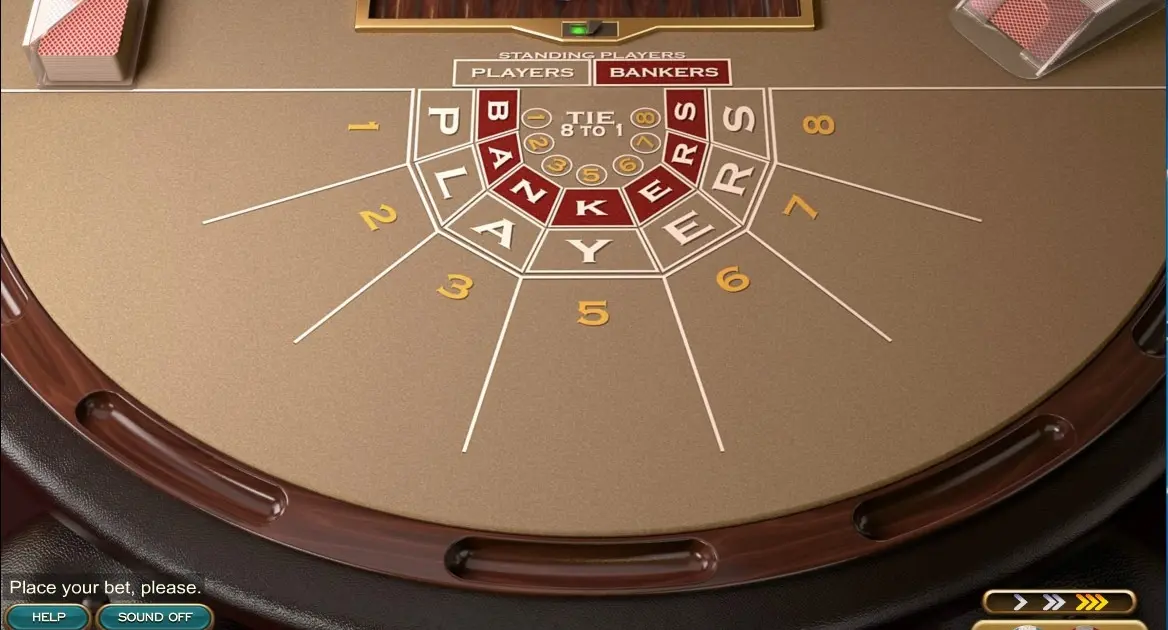 Baccarat (Nucleus Gaming) — screenshot