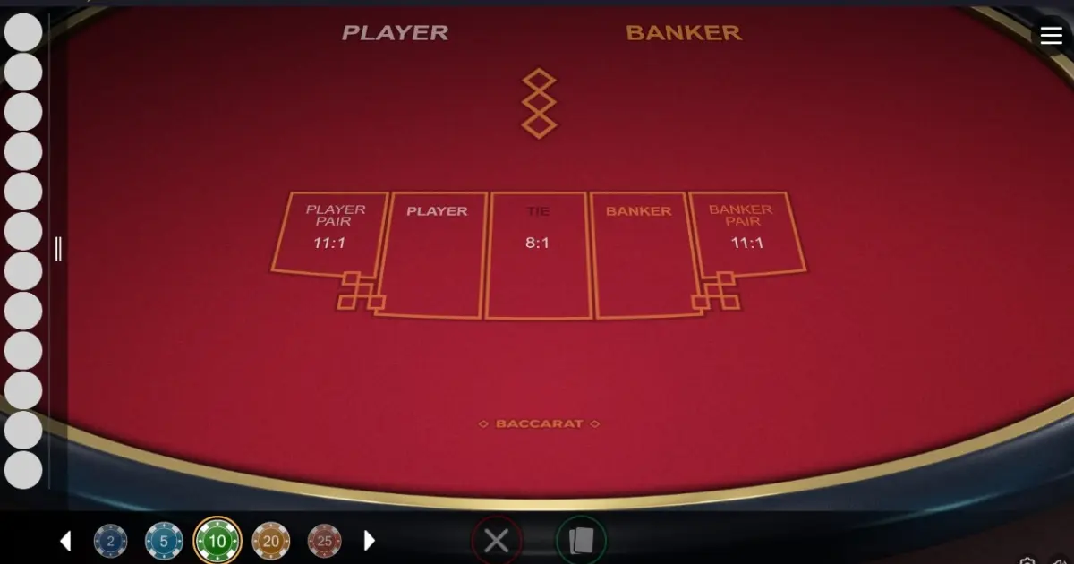 Baccarat — screenshot