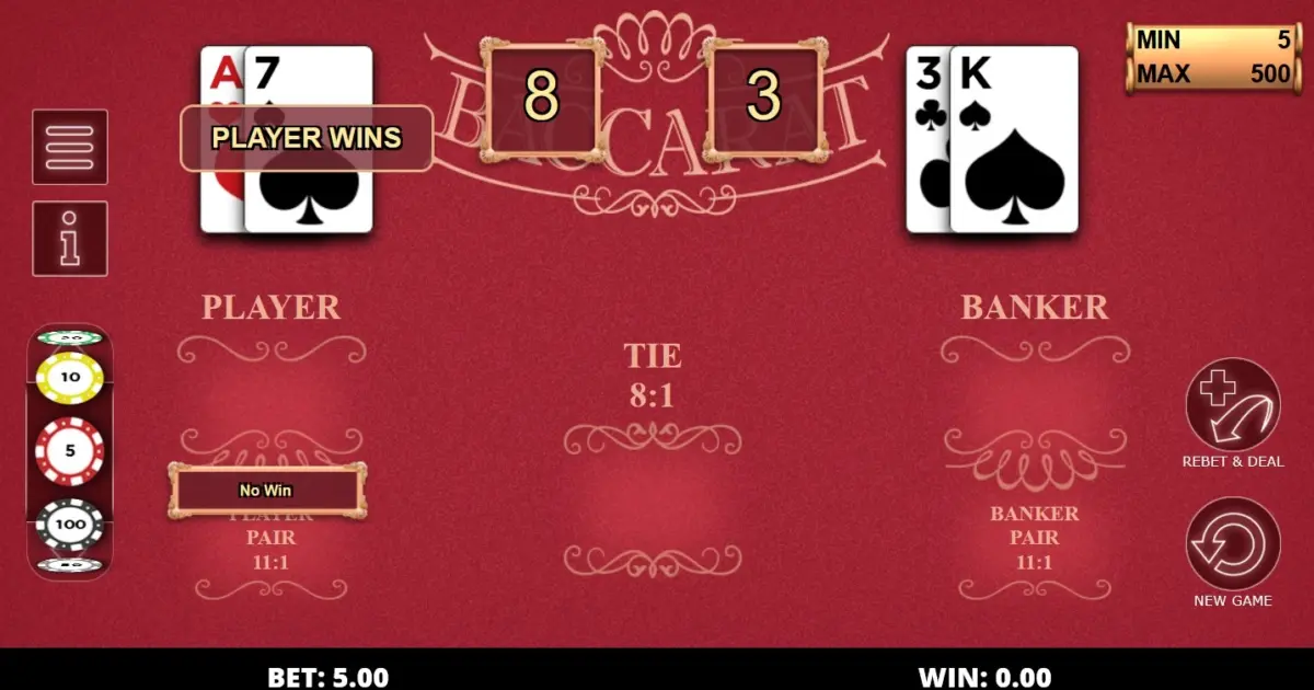 Baccarat (Section8) — screenshot