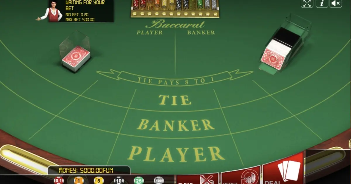 Baccarat (Urgent Games) — screenshot