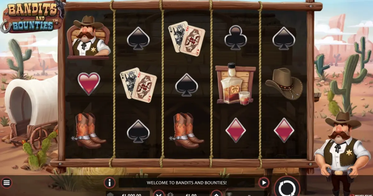 Bandits and Bounties Slot — screenshot