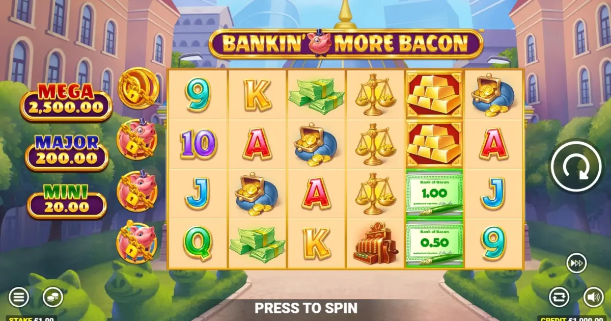Bankin’ More Bacon Slot — screenshot