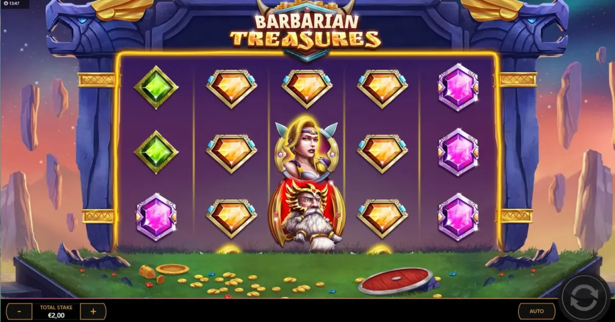 Barbarian Treasures Slot — screenshot