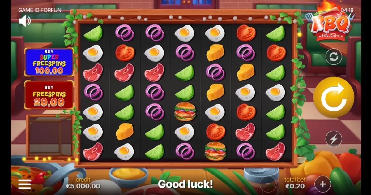 BBQ Rush Slot — screenshot