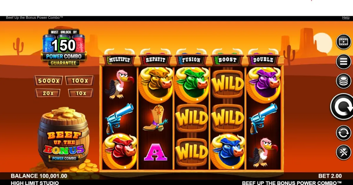 Beef Up the Bonus Power Combo Slot — screenshot