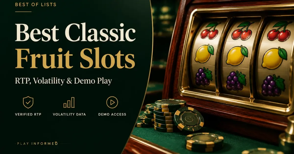 Best Classic Fruit Slots to Play in Demo