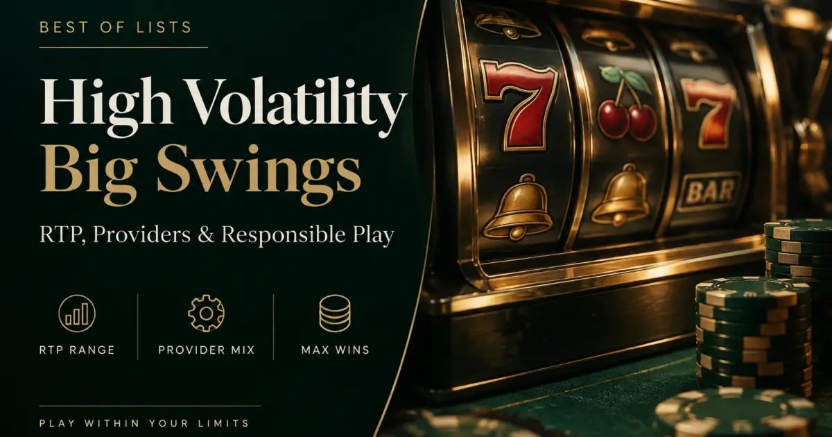 Best High Volatility Slots for Big Swings