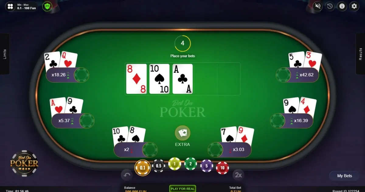 Bet on Poker (Pascal Gaming) — screenshot