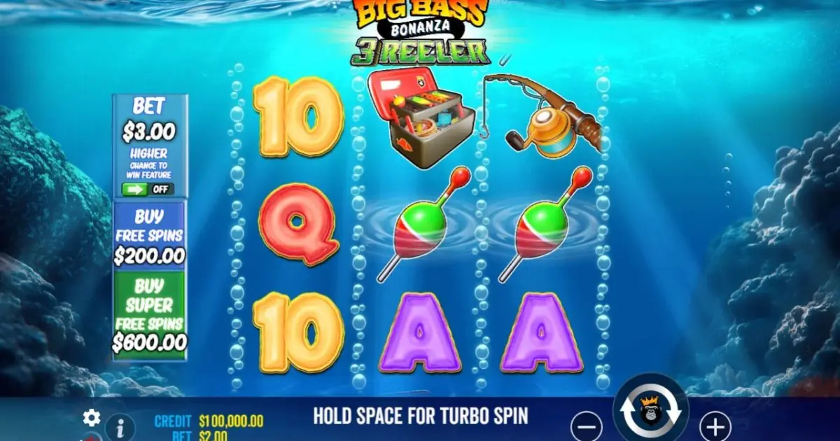 Big Bass Bonanza 3 Reeler Slot — screenshot